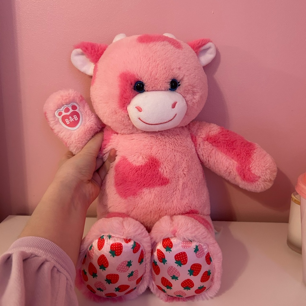 Build a Bear Strawberry Cow